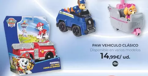 Marshall - Paw Vehiculo Clasico