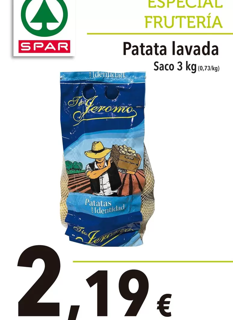 Spar - Patata Lavada