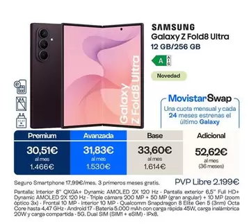 Samsung -  Galaxy Z Fold8 Ultra 12 Gb/256 Gb