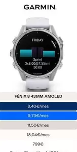 Garmin - Fenix 8 43mm Amoled
