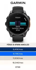 Garmin - Fenix 8 47mm Amoled