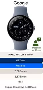 Google - Pixel Watch 4 41 Mm