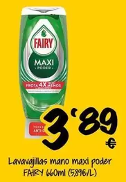 Fairy - Lavavajillas Mano Maxi Poder