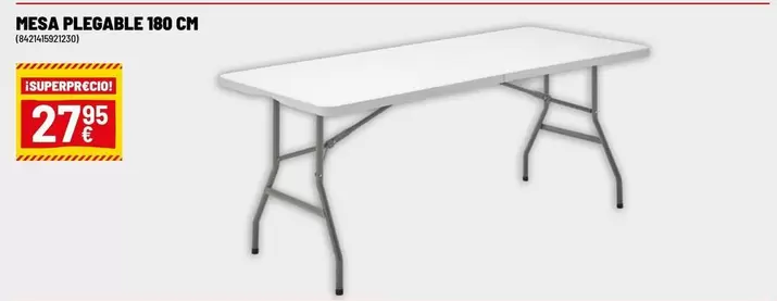 Mesa Plegable 180 Cm