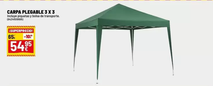 Carpa Plegable 3 X 3