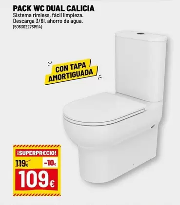 Sistema - Pack Wc Dual Calicia