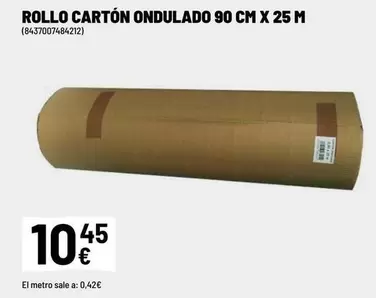 Rollo Carton Ondulado 90 Cm X 25 M