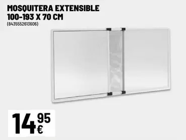 Mosquitera Extensible 100-193 X 70 Cm