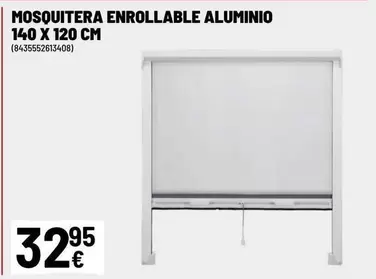 Mosquitera Enrollable Aluminio 140 X 120 Cm