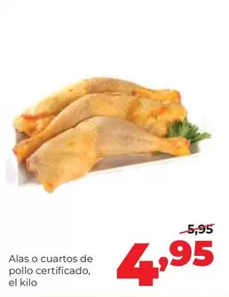 Alas O Cuartos De Pollo Certificado