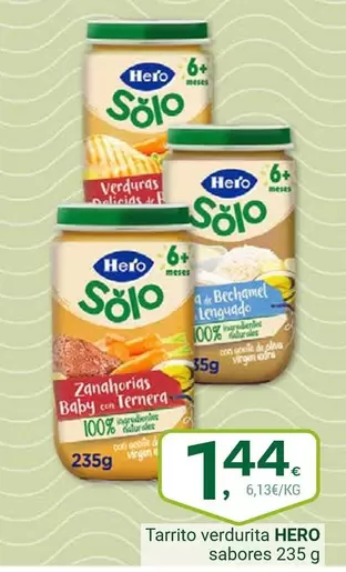Hero - Tarrito Verdurita Sabores
