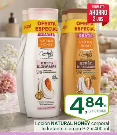 Natural Honey - Locion Corporal Hidratante O Argan