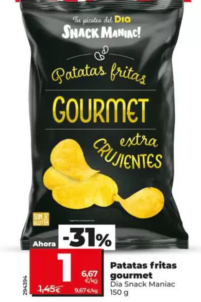 Dia Snack Maniac - Patatas Fritas Gourmet 