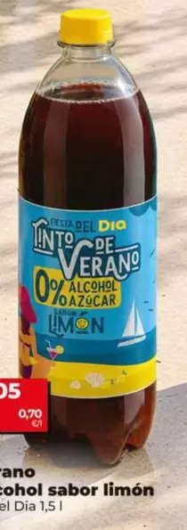Fiesta Del Dia - Tinto De Verano Sin Alcohol Sabor Limon