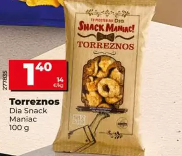 Dia Snack Maniac - Torreznos