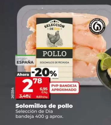 Seleccion De Dia - Solomillos De Pollo 