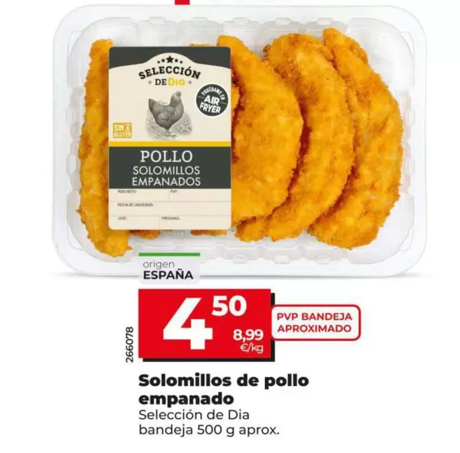 Seleccion De Dia - Solomillos De Pollo Empanado