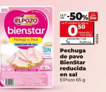 Elpozo - Pechuga De Pavo Bienstar Reducida En Sal