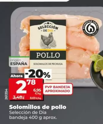 Seleccion De Dia - Solomillos De Pollo 