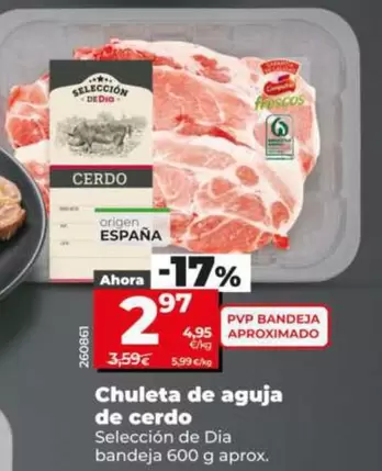 Seleccion De Dia - Chuleta De Aguja De Cerdo  