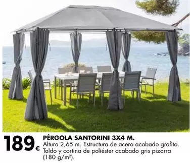 Pérgola Santorini 3 X 4 M