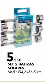 Set 5 Balizas Solares