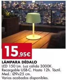 Lámpara Dedalo