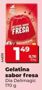 Dia Delimagic - Gelatina Sabor Fresa