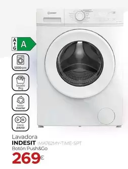 Indesit - Lavadora IMA762MY-TIME-SPT