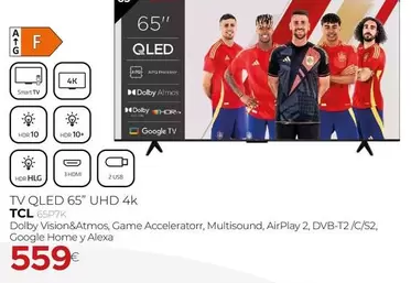 Tcl - TV QLED 65" UHD 4K 65P7K