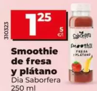 Dia Saborfera - Smoothie De Fresa Y Plátano