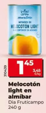 Dia Fruticampo - Melocoton Light En Almibar