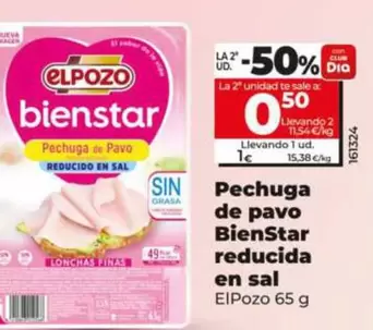 Elpozo - Pechuga De Pavo Bienstar Reducida En Sal 