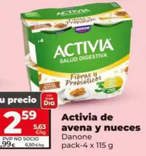 Danone - Activia De Avena Y Nueces