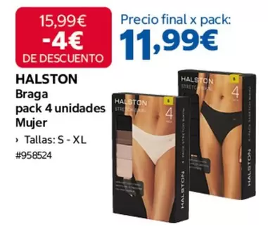 stretch - Braga Pack 4 Unidades Mujer