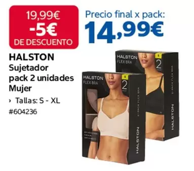 Flex - Sujetador Pack 2 Unidades Mujer