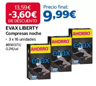 Evax - Compresas Noche