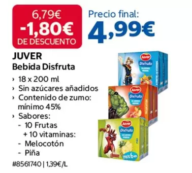 Juver - Bebida Disfruta