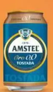 Amstel - Cerveza Oro 0,0 Tostada