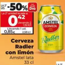 Amstel - Cerveza Radler Con Limon