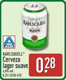 Karlsquell - Cerveza Lager Suave