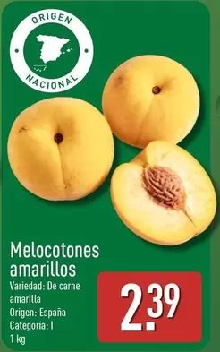 origen - Melocotones Amarillos