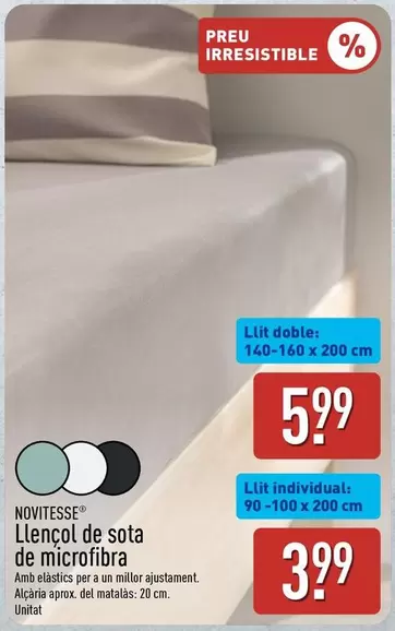 novitesse - Llençol De Sota De Microfibra