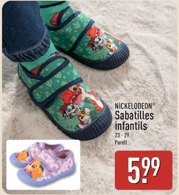 Nickelodeon - Sabatilles Infantis