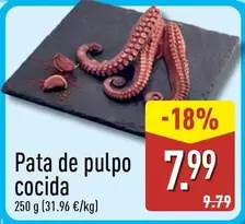 Pata De Pulpo Cocida