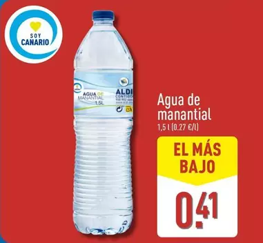 aldi - Agua De Manantial