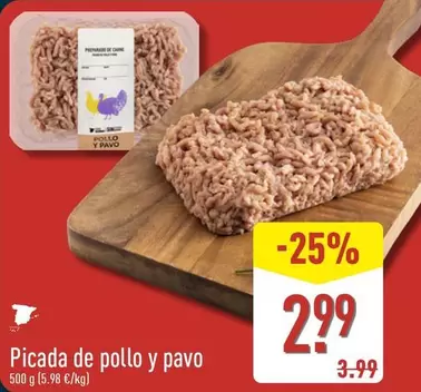 Picada De Pollo Y Pavo