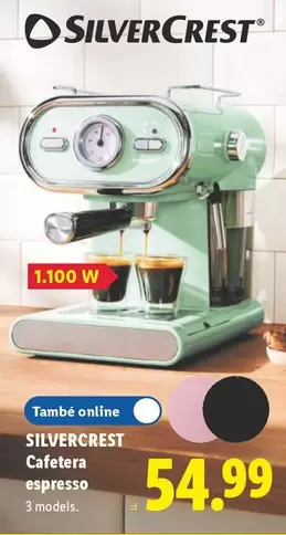 SilverCrest - Cafetera Espresso