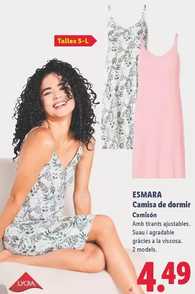 Esmara - Camisa De Dormir Camison