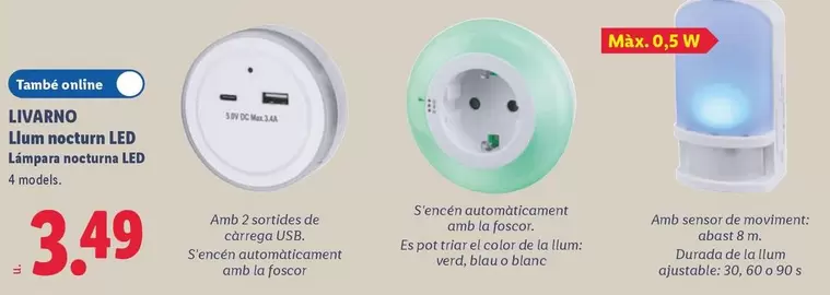 Livarno - Llum Nocturna Led